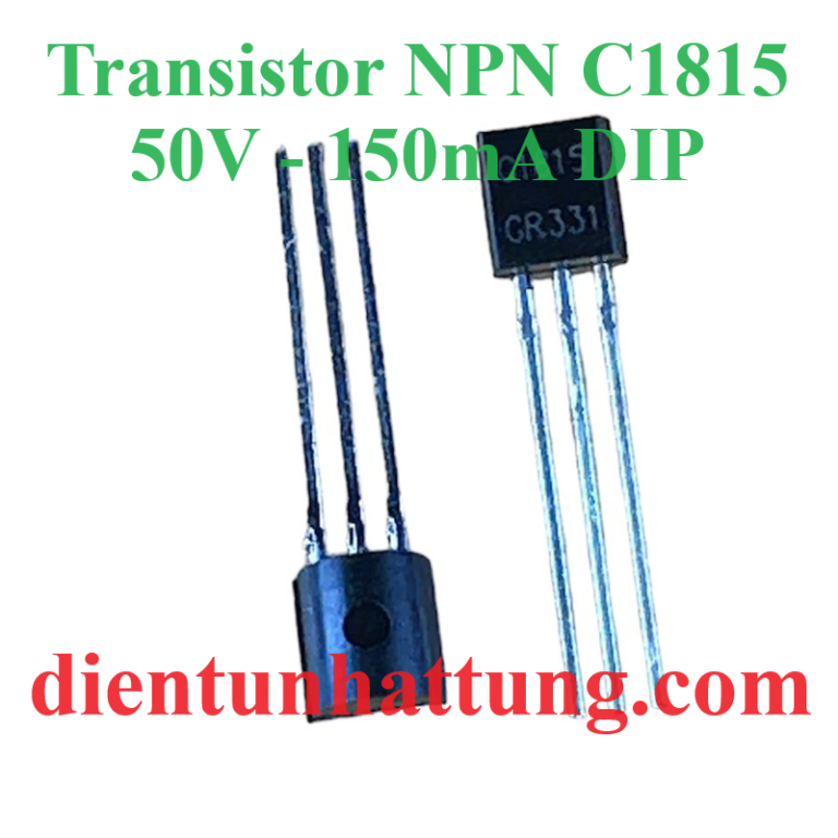 TRANSISTOR NPN C1815 DIP DÃY HOẠT ĐỘNG 50V VÀ 150mA