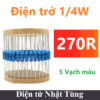 dien-tro-1-4w-5-vach-mau-gia-tri-270r