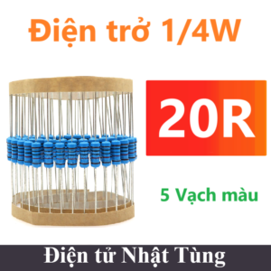 dien-tro-1-4w-5-vach-mau-gia-tri-20r