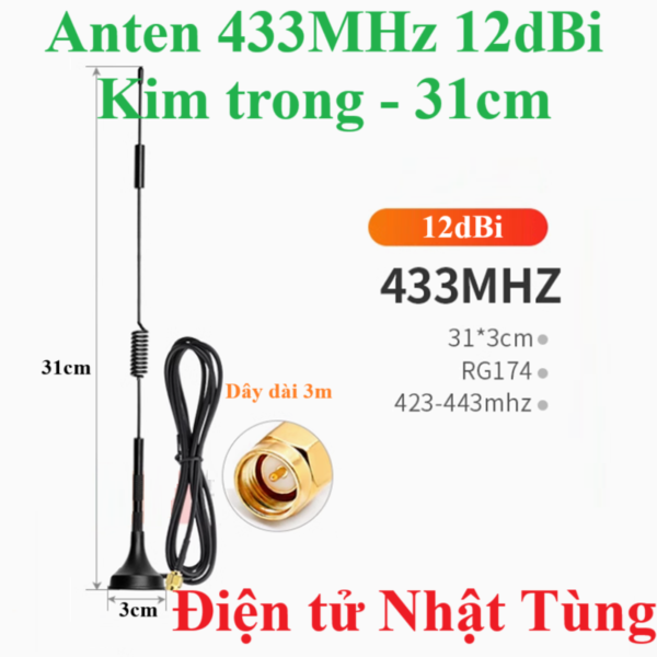 anten-lora-433mhz-12dbi-kim-trong-31cm-dai-dien