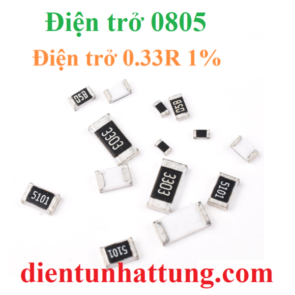 dien-tro-dan-0.33r-0805-dien-tro-smd-dan-1%-cach-doc-dai-dien