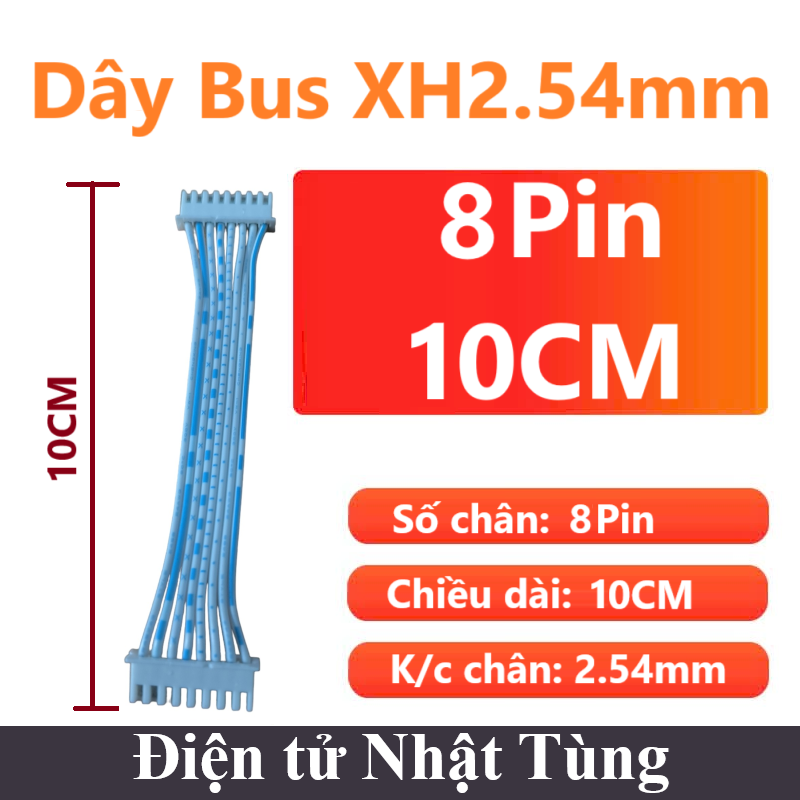 day-bus-8-pin-xh2.54mm-10cm