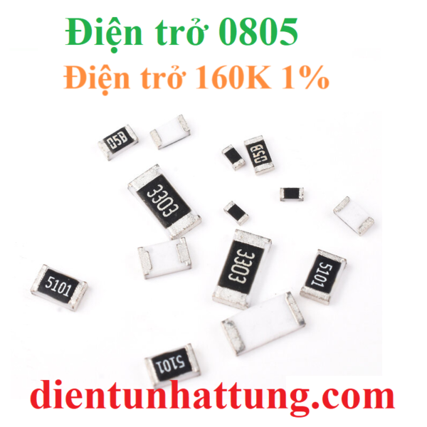 dien-tro-dan-160k-0805-dien-tro-smd-dan-1%-cach-doc-dai-dien