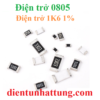 dien-tro-dan-1k6-0805-dien-tro-smd-dan-1%-cach-doc-dai-dien