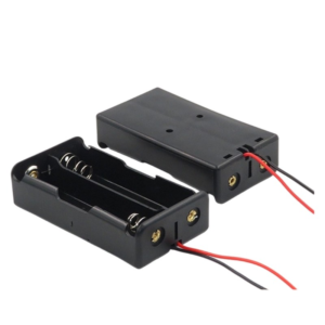 Alternative view of Đế pin 2 cell 18650 nối tiếp ra dây, Đế 2 pin 18650 có dây