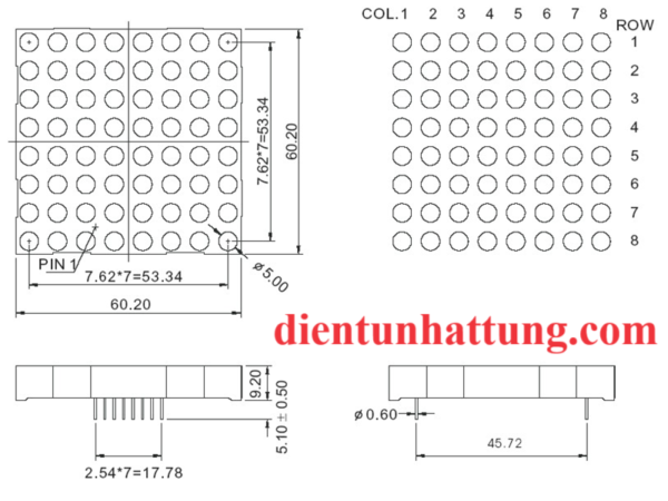 led-matrix-8x8-60.2x60.2mm-led-ma-tran-mau-do-so-do-chan