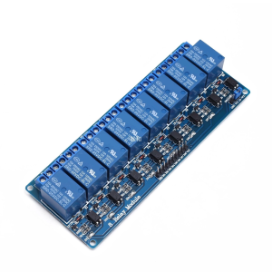Alternative view of Mạch Relay 10A 12V 8 Kênh chân Header, Rơ le công suất 250VAC / 30VDC