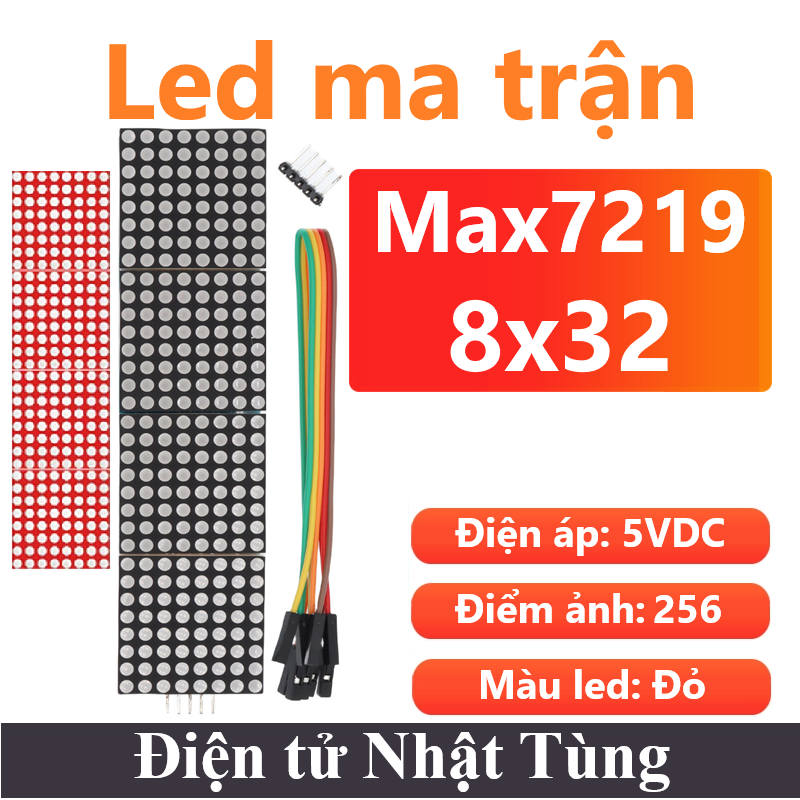 module-hien-thi-led-7doan-8x32-max7219-mau-do