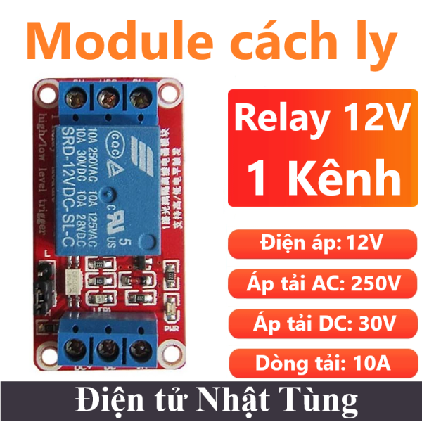 module-relay-12v-1-kenh-loai-mau-do