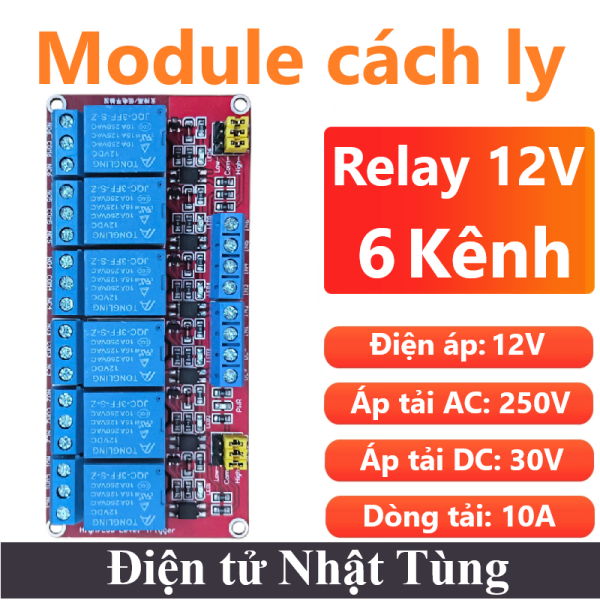 module-relay-12v-6-kenh-loai-mau-do