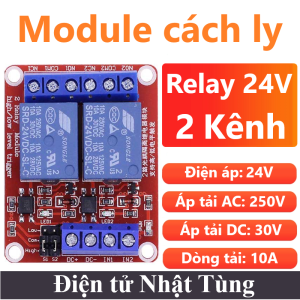 module-relay-24v-2-kenh-loai-mau-do