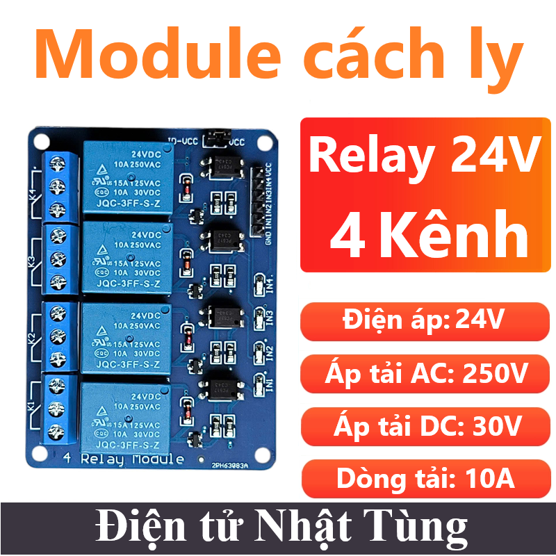 module-relay-24v-4-kenh-loai-mau-den