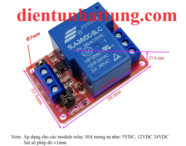 module-relay-30a-5v-1kenh-ro-le--cong-suat-250v-kich-thuoc