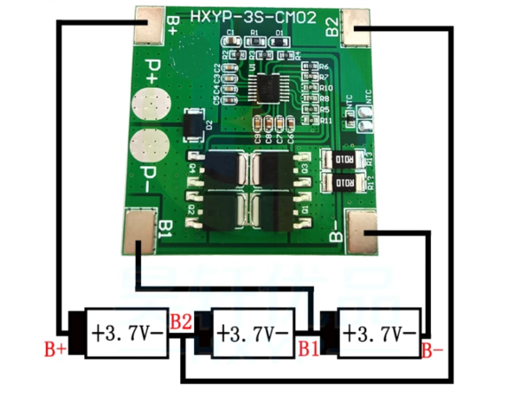 module-sac-3s-cell-18650-mach-bao-ve-pin-lithium-12.6v-14A-dai-dien