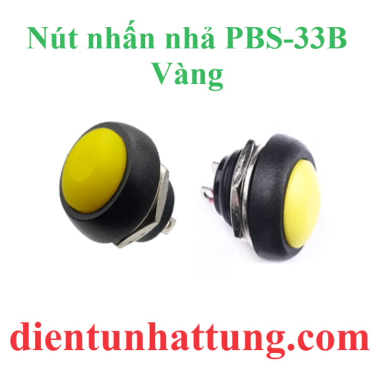 NÚT NHẤN 4 CHÂN B3F ĐEN, NÚT NHẤN HÀN BOARD 12MM