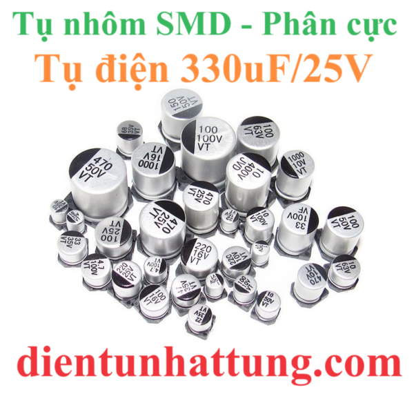 tu-dien-330uf-25V-cac-loai-tu-dien-nhom-smd-tu-phan-cuc-dai-dien