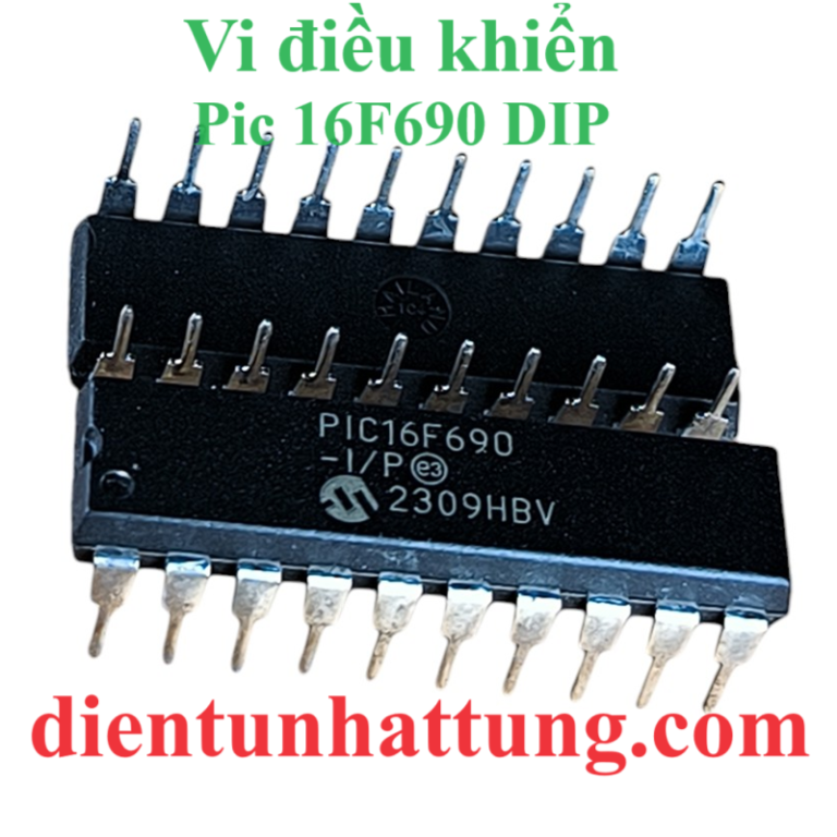 Pic16F690 DIP, VI ĐIỀU KHIỂN HỌ PIC CỦA MICROCHIP