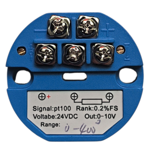 Alternative view of Bộ chuyển đổi Pt100 0-10V 0-600ºC, Nhiệt độ 0-600 độ C - Loại thường