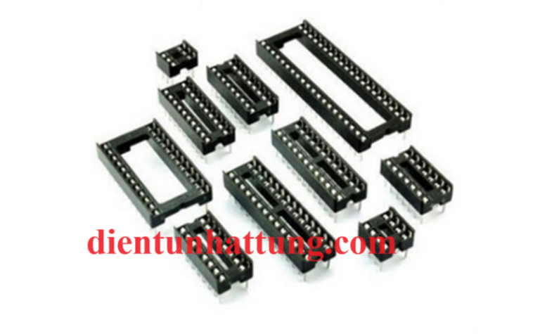 ĐẾ IC 24 CHÂN DIP HẸP, SỬ DỤNG CHO IC 24 CHÂN CẮM