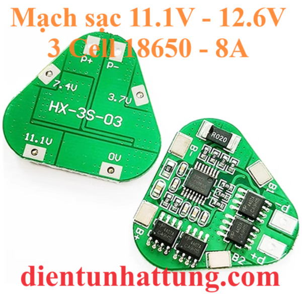 module-sac-3-cell-18650-8a-mach-bao-ve-pin-lithium-11.1v-12A-dai-dien