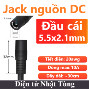 jack-dc-han-board-5-5-2-1mm-dau-cai-day-dai-30cm