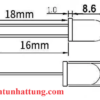 led-trong-5mm-mau-trang-ngan-led-sieu-sang-pinout1