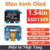 Màn hình Oled 1.54in I2C Màu trắng, Màn hình Oled 128x64 hiển thị điểm ảnh