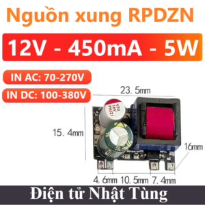 module-nguon-xung-rpdzn-ac-70-270v-dc-100-380v-12v-450ma-5-4w