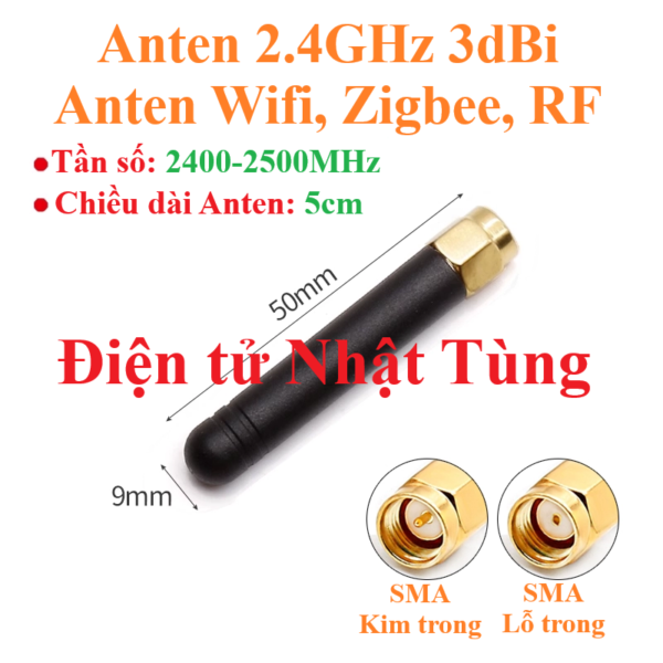 anten-lora-2.4ghz-3dbi-dau-nhon-5cm-chan-kim-trong-anten-wifi-rf-zigbee-dai-dien