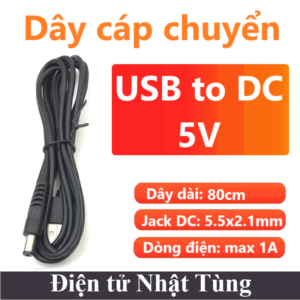 day-cap-chuyen-usb-to-dc-5v-dai-dien