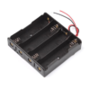Đế pin 4 cell 18650 nối tiếp ra dây, Đế 4 pin 18650 có dây - Ảnh 2