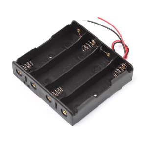 Alternative view of Đế pin 4 cell 18650 nối tiếp ra dây, Đế 4 pin 18650 có dây
