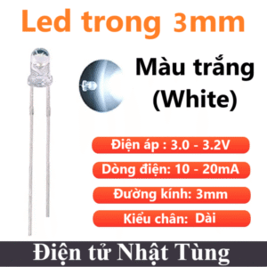 led-trong-3mm-mau-trang-chan-dai