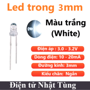 led-trong-3mm-mau-trang-chan-ngan