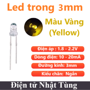 led-trong-3mm-mau-vang-chan-ngan