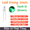 led-trong-3mm-mau-xanh-la-chan-ngan