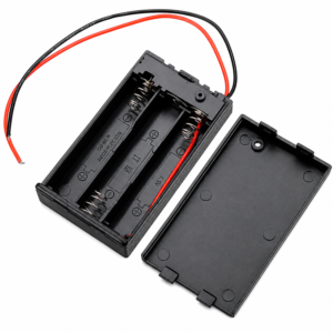 Alternative view of Đế pin 3 viên AAA có nắp nối tiếp, Hộp 3 pin 3A có nắp và công tắc