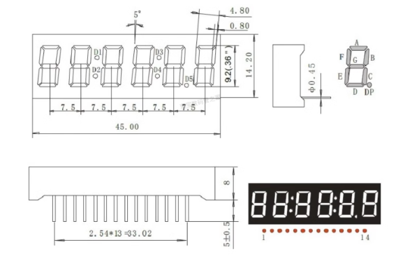 led-7doan-6so-0.36in-katot-white-14pin-pinout