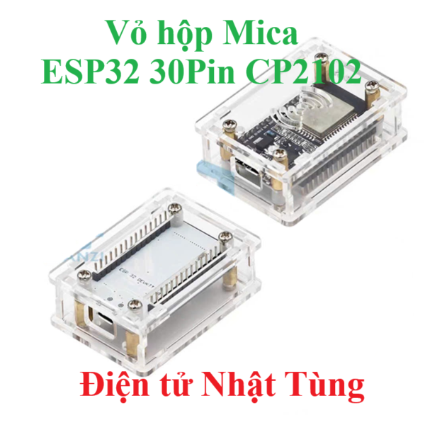 vo-hop-mica-esp32-30pin-cp2102-nodemcu-lua-wifi-khung-nhua-bao-ve-esp32