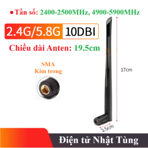 anten-2-4ghz-5-8ghz-10dbi-dau-nhon-19-5cm-chan-kim-trong-anten-wifi