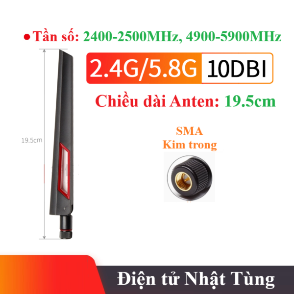 anten-2-4ghz-5-8ghz-10dbi-dau-nhon-19-5cm-chan-kim-trong-anten-wifi-rf-zigbee-tren