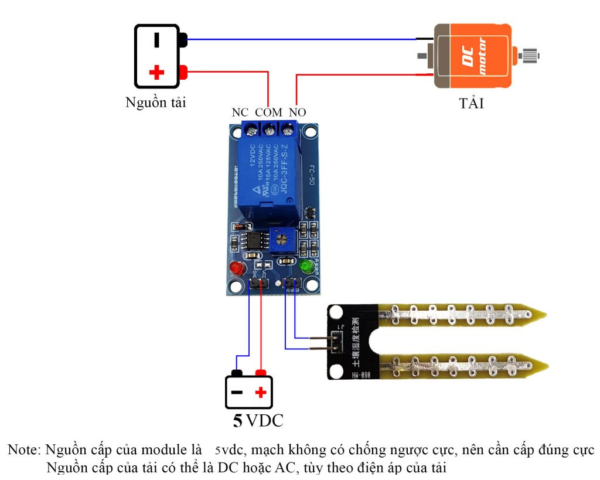 do-am-dat-relay-5v-250v-10a-ket-noi