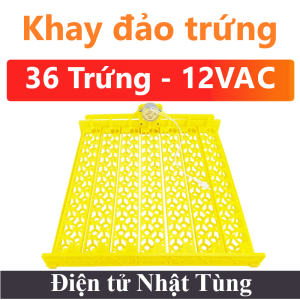 Khay đảo trứng 36 ô 12VAC, Khay đảo trứng khung nhựa