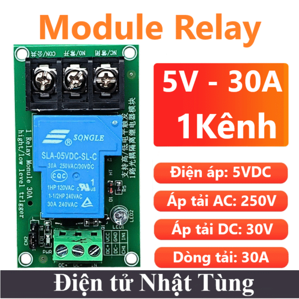 module-relay-5v-30-1-kenh-mau-xanh