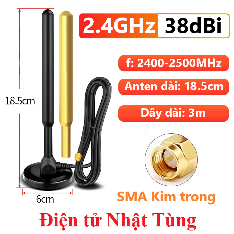 anten-2-4ghz-38dbi-185mm-day-sma-3m-kim-trong-mang-wifi