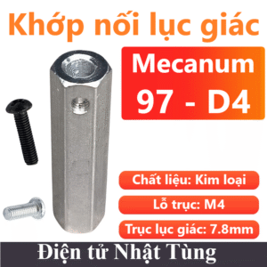 Khớp nối lục giác 97 M4, Khớp nối động cơ bánh xe Mecanum