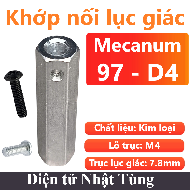 Khớp nối lục giác 97 M4, Khớp nối động cơ bánh xe Mecanum