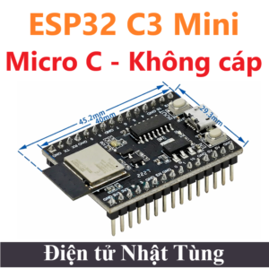 ESP32 C3 Mini 1 CH340 cổng Micro C, Vi điều khiển ESP32 C3